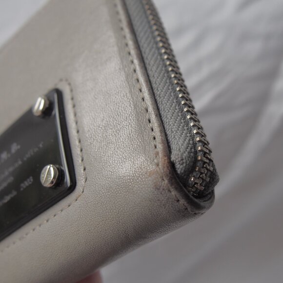 L.A.M.B. Gray Full Zip Wallet, Y2K, Vintage, Gwen Stefani - Picture 7 of 16